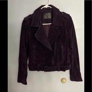 BLANKNYC SUEDE MOTO JACKET